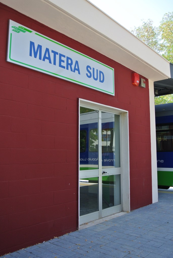 Matera Central Train Station in Basilicata, Italy