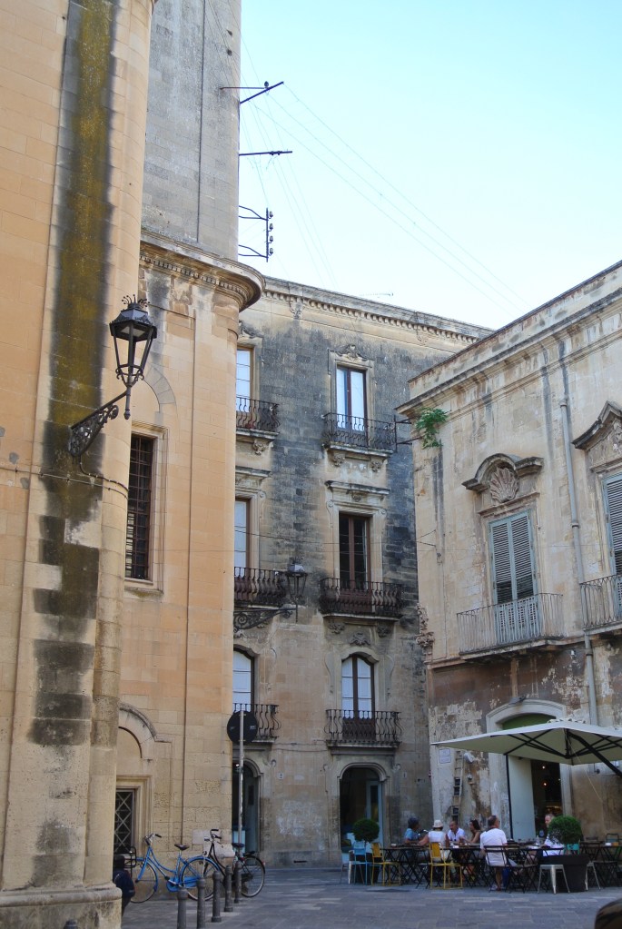 Outdoor cafe in Lecce, Italy
